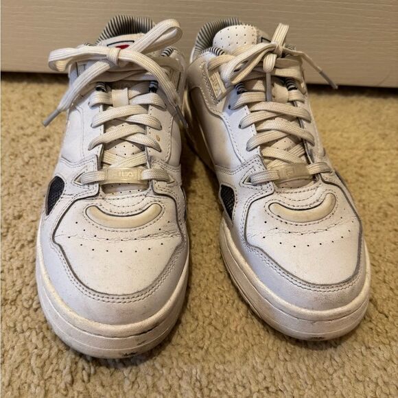 Men's White Athletic Shoes - Picture 1 of 4